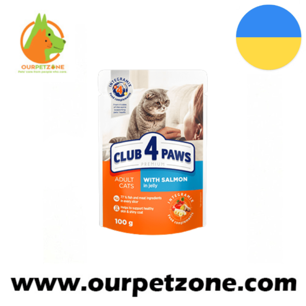 Club 4 Paws Salmon 80g- Jelly
