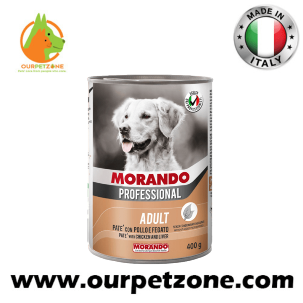 Morando Dog Pate With Chicken & Liver 400g
