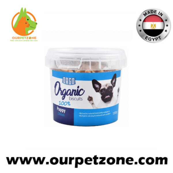 Orgo biscuits puppy chicken 150g