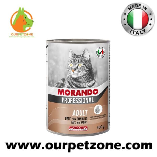 Morando Cat Pate With Rabbit 400g