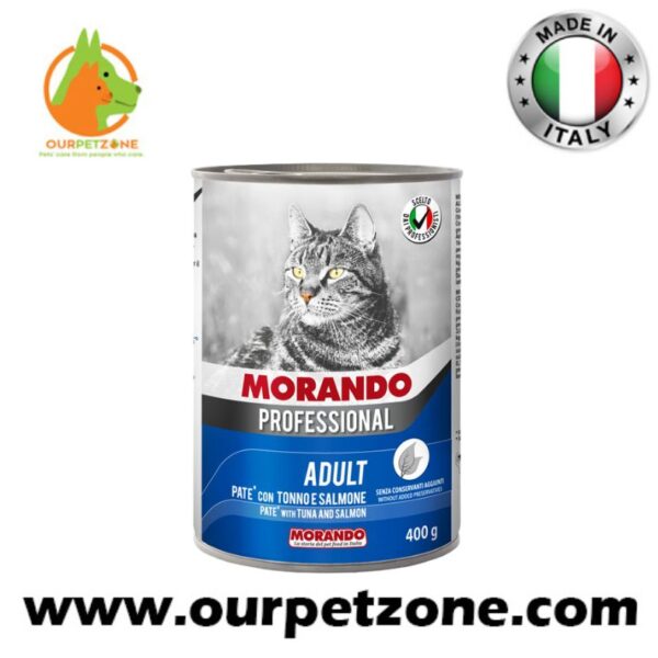 Morando Cat Pate With Tuna & Salmon 400g