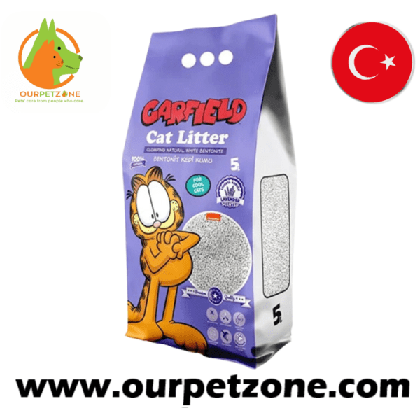 Garfield Bentonite Cat Litter Lavander 5L