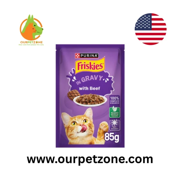 Friskies Beef Chunks In Gravy 85g