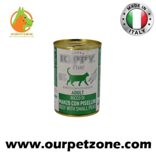 Kippy Cat Pate Beef & peas 400g