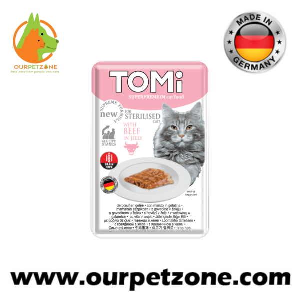 Tomy Beef In Jelly For Sterilized Cats 85g