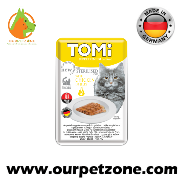Tomi Chicken In Jelly For Sterilized Cats 85g