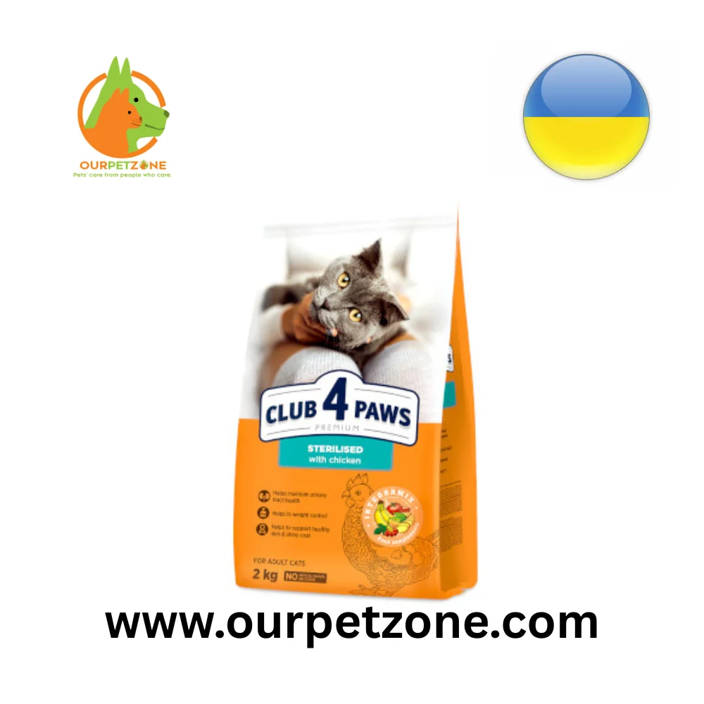 www.ourpetzone.com (21) Club 4 Paws Premium Sterilsed Adult 14k - Image 1