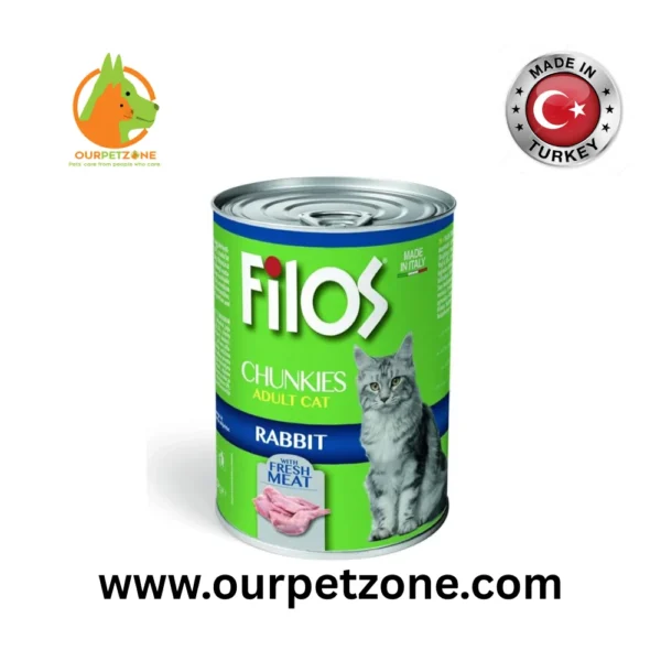 Filos Cat with Rabbit 405 g