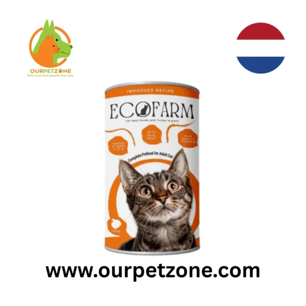 Eco Farm Cat Chunks With Turkey 400g