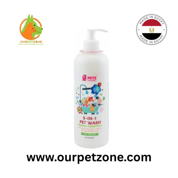 Pets Republic 5 In 1 Strawberry Shampoo 500ml