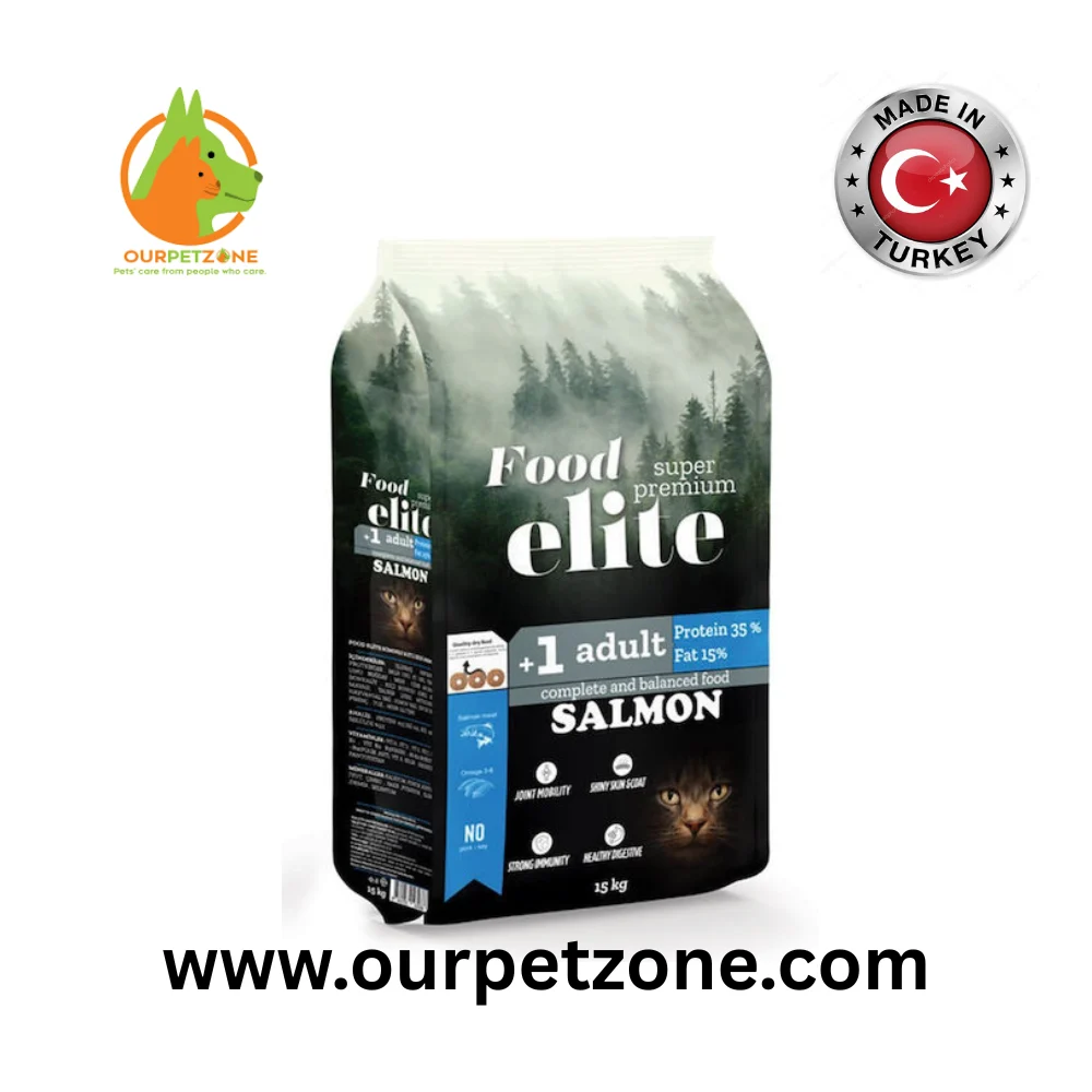 www.ourpetzone.com (49) Elitte Adult Cat 15k - Salmon - Image 1