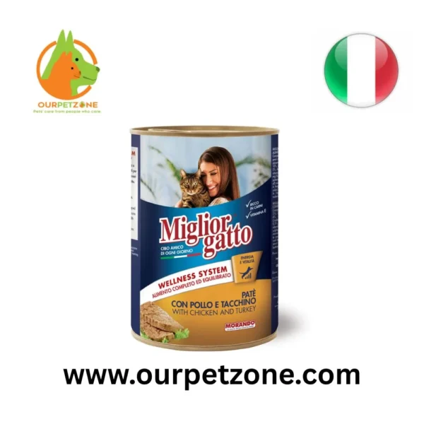 Miglior Cat Chunks Chicken Turkey 400g