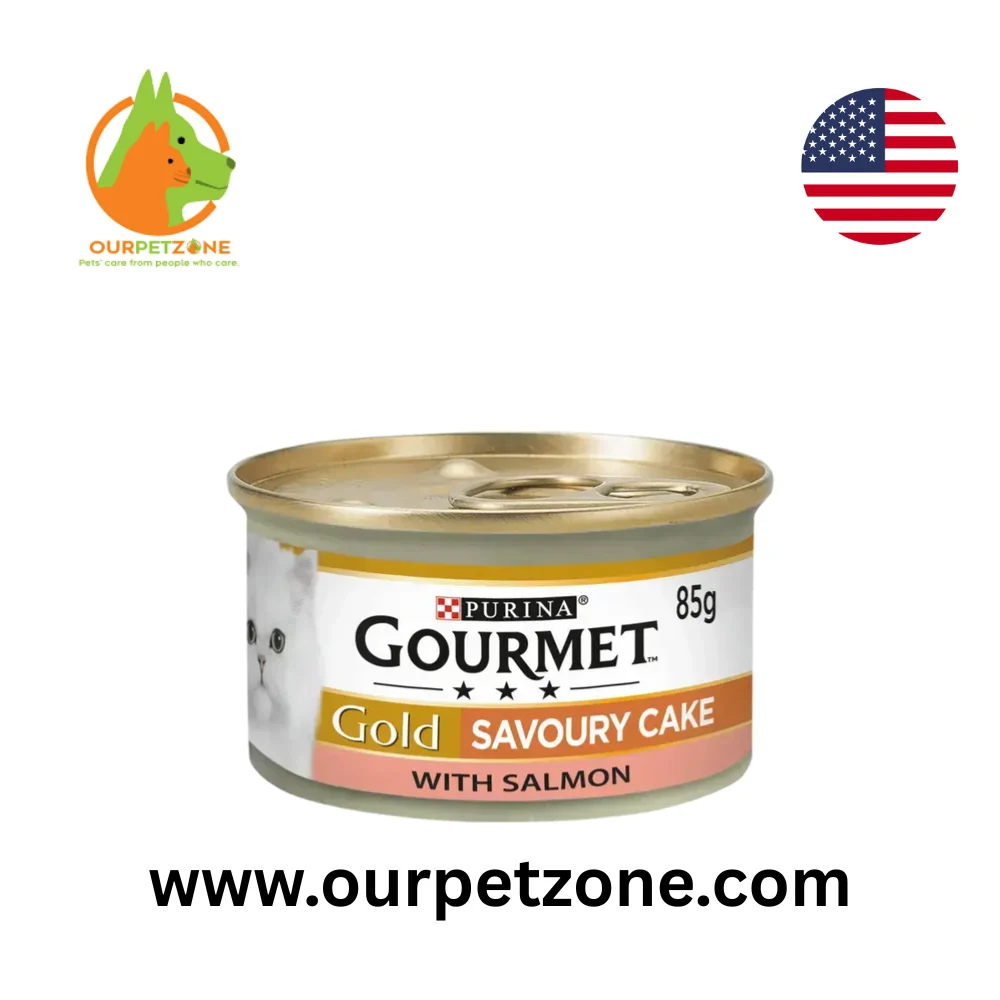 www.ourpetzone.com (80) Gourmet Gold Salmon 85g - Image 1