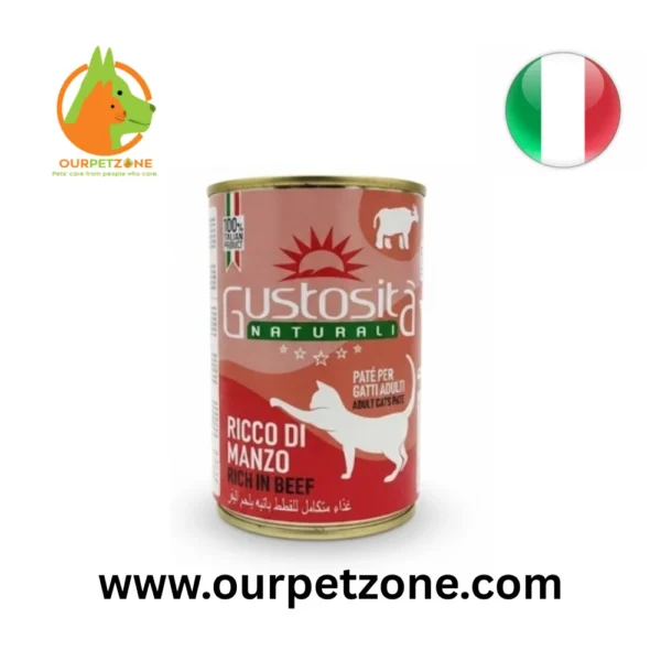 Gustosita Cat Pate Beef 400g