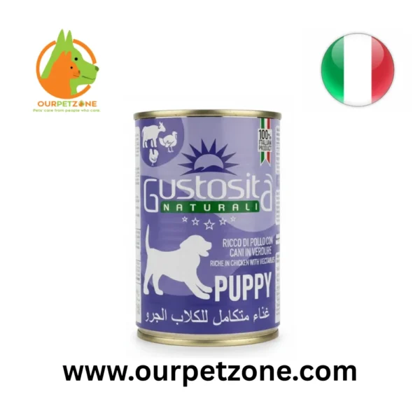 Gustosita Puppy Pate Chicken With Turkey 400g
