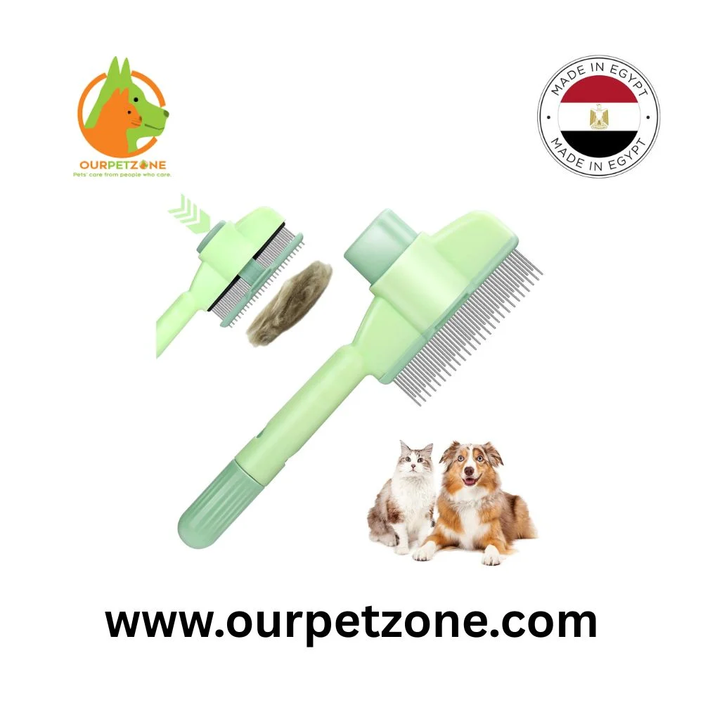 www.ourpetzone.com One Click Pet Grooming Comb - Image 1