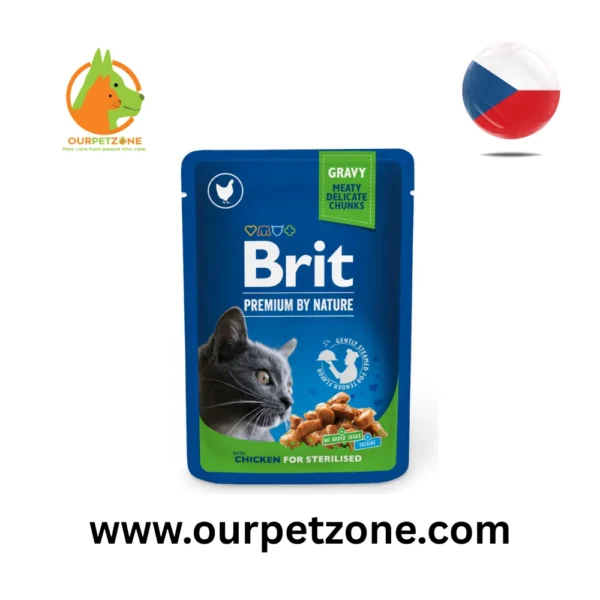Brit  Cat Chicken Sterilized  100g