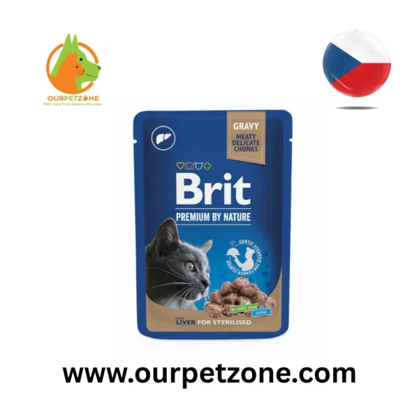 Brit  Cat Liver Sterilized 100g