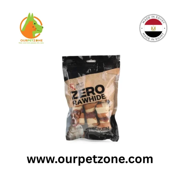 Zero KnottedBone-Medium bone  4 pcs - Chicken