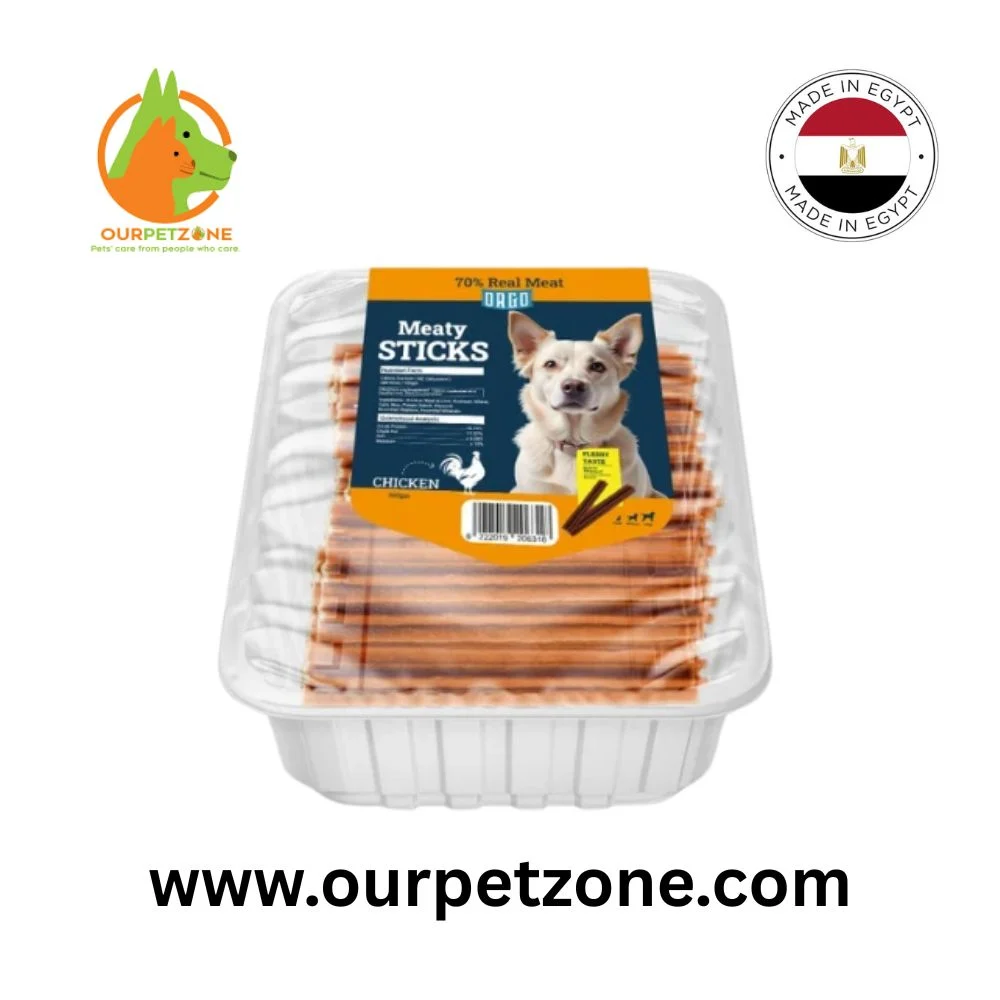 www.ourpetzone.com (96) Orgo Meaty Sticks Chicken 500g - Image 1